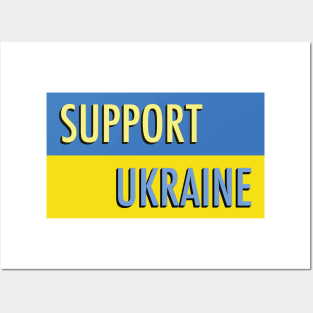 Support Ukraine Posters and Art